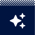 Creativity Icon with Stars